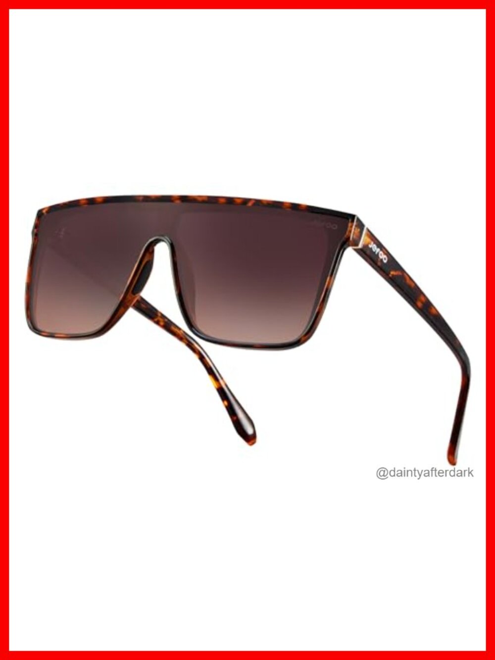 Polarized Square Sunglasses UV400 Shield Full Frame Unisex